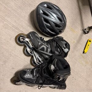 Rollerblade Inline Skates with Helmet